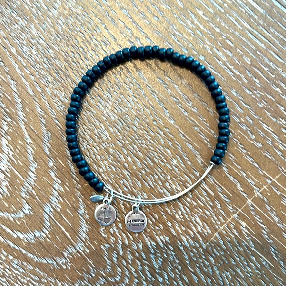 Alex and Ani Black Bead Bracelet (Retired) - Picture 2 of 3